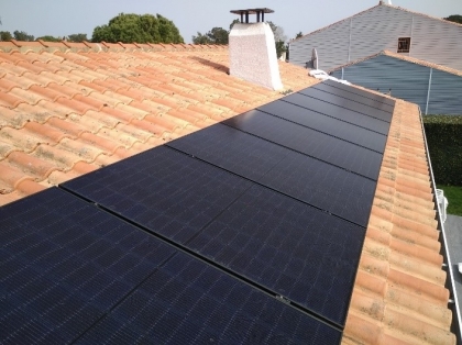 Panneaux photovoltaiques posés par Bulteau