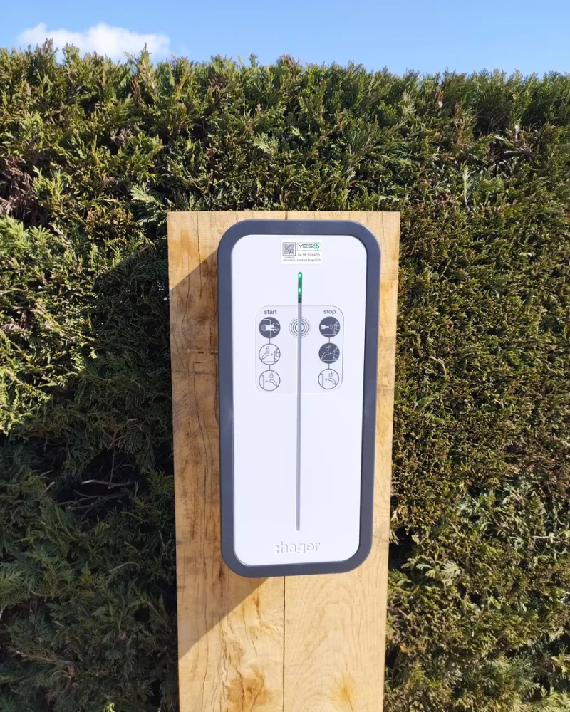 Réalisation de bornes de recharge par l'entreprise Bulteau Securelec, électricien et chauffagiste au Fenouiller près de Challans