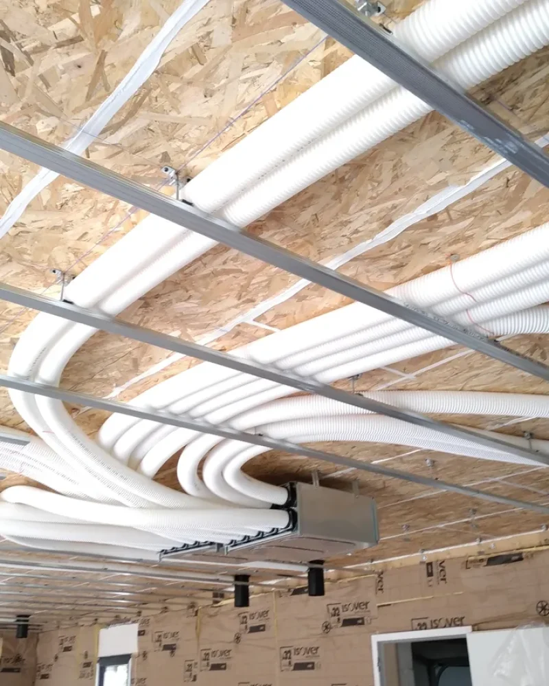 Réalisation de ventilation par l'entreprise Bulteau Securelec, électricien et chauffagiste au Fenouiller près de Challans