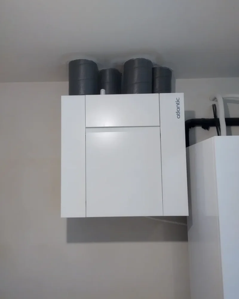 Réalisation de ventilation par l'entreprise Bulteau Securelec, électricien et chauffagiste au Fenouiller près de Challans